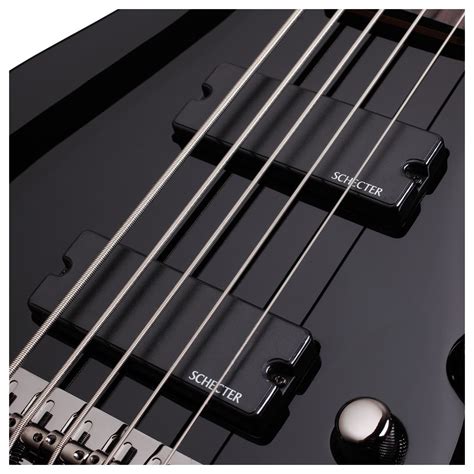 Schecter Omen 5 Bass Guitar Black Gear4music