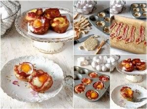 Recipe For Bacon And Eggs In Toast Cups