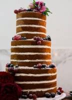 Torta Nuziale Wedding Naked Cake Tendenza Esempio Look Sposa