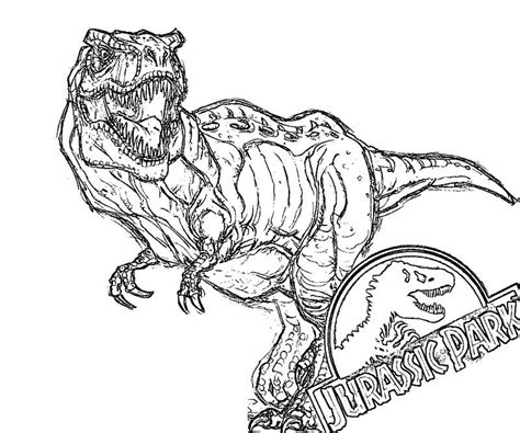 Jurassic World Coloring Pages Learny Kids