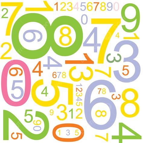 Abstract Background With Colorful Numbers Funny Calculation Colorful