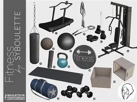 Fitness Set The Sims Build Buy CurseForge