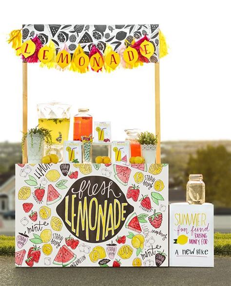 9 Stylish Lemonade Stands To Wet Your Whistle Diy Lemonade Diy