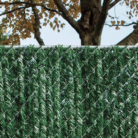 Yardgard 4 Ft H X 5 Ft W Green Privacy Hedge Slat Vinyl Fence Panel
