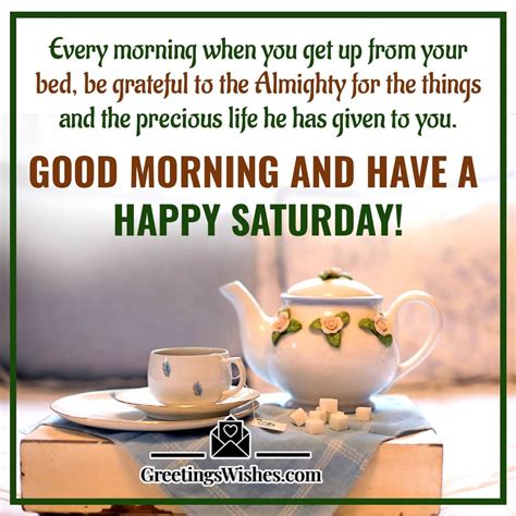 Saturday Morning Wishes Greetings Wishes