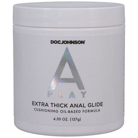 A Play Extra Thick Anal Glide Oil Based Fisting Lubricant 127 Gram Tub The Red Lantern