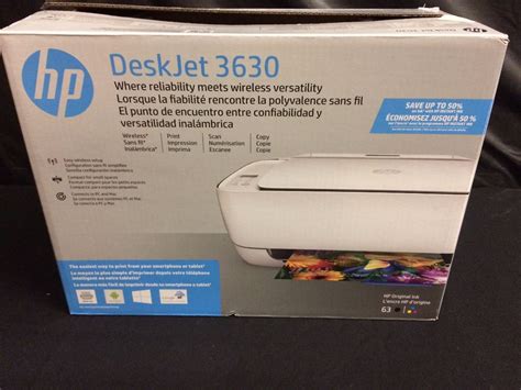 Yet you can forgive the look since hp is providing you a dreadful great deal of attributes for forty quid. HP DESKJET 3630 ALL IN ONE PRINT/SCAN/COPY MACHINE IN BOX