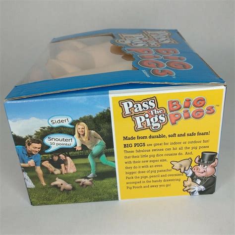 Pass The Pigs Big Pigs Edition Dice Game Ebay