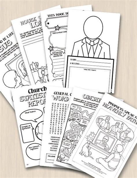 Conference Activity Book For Lds General Conference Instant Printable