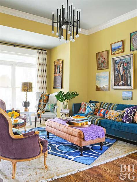 Decorating Ideas For A Yellow Living Room Better Homes And Gardens