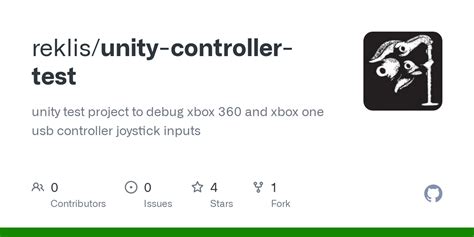 Github Reklis Unity Controller Test Unity Test Project To Debug Xbox