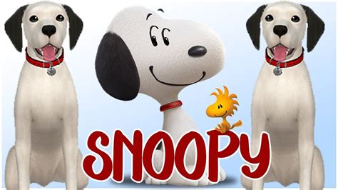 Snoopy The Sims 4 Create A Pet Youtube