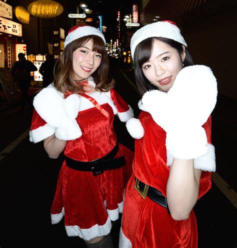 Sexy Santa Cosplay Girls Descend On Shibuya For Christmas 2015 Tokyo