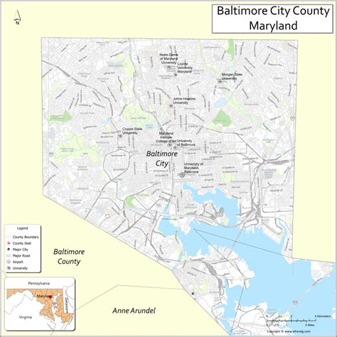 Baltimore County Map Maryland About Baltimore County Md Usa
