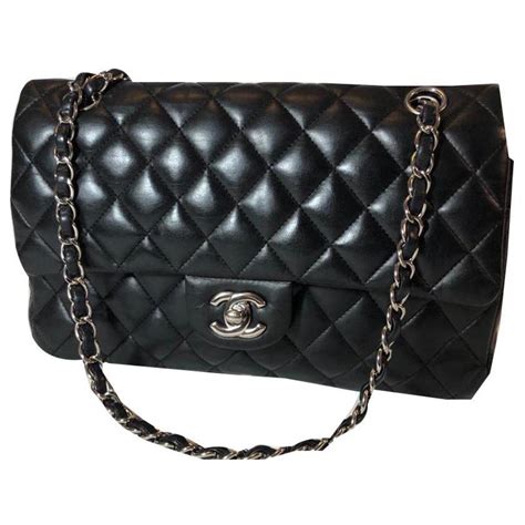 Chanel Timeless Black Leather Ref169843 Joli Closet