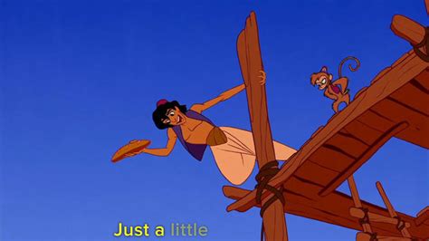 Aladdin Lyric Video One Jump Ahead Sing Along Disney Disney Video