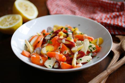 Rainbow Baby Carrot Salad With Tahini Dressing Cal Organic Farms