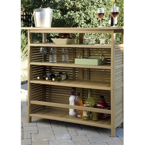 Bali Hai Outdoor Wood Bar Cabinet Great For The Backyard Or Porch