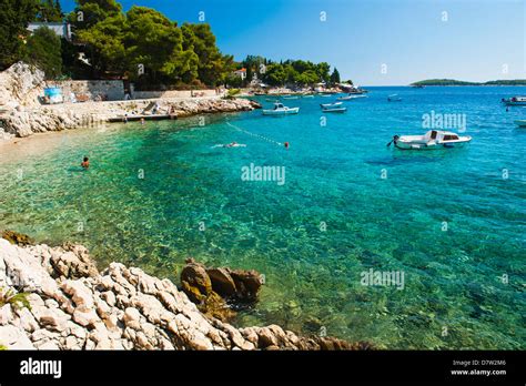 Adriatic Sea Hvar Island Dalmatian Coast Croatia Stock Photo Alamy