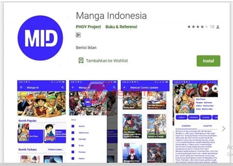 22 Aplikasi Manga Bahasa Indonesia Android Terlengkap 2023