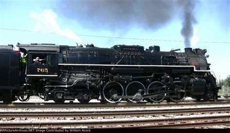 Nkp 765 2 8 4 Berkshire Steam Locomotive Leaving Madison Il Trra Yard