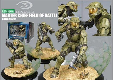 Kotobukiya Halo 3 Master Chief Artfx Statue Field Of Battle Version
