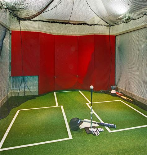 Before You Buy An Indoor Batting Cage Net Consider Your Space Practice Sports Indoor