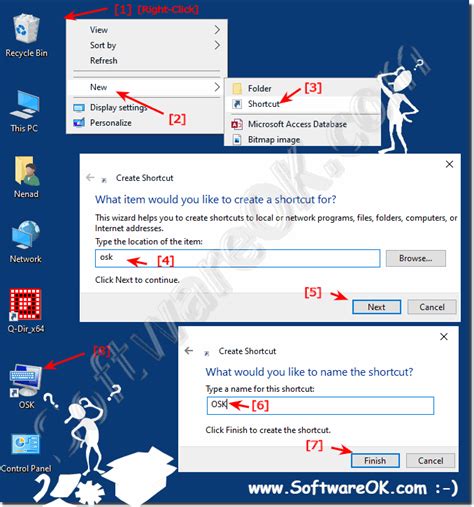 How To Create A Shortcut On Desktop Windows 7 Mokasinnetworks