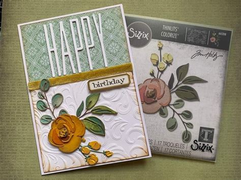Pin By Nancy Souza On Rubber Stamping In 2023 Sizzix Cards Tim Holtz