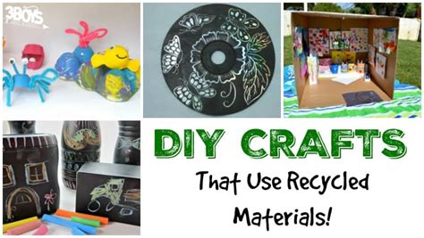 Diy Crafts Using Recycled Materials 3 Boys And A Dog 3