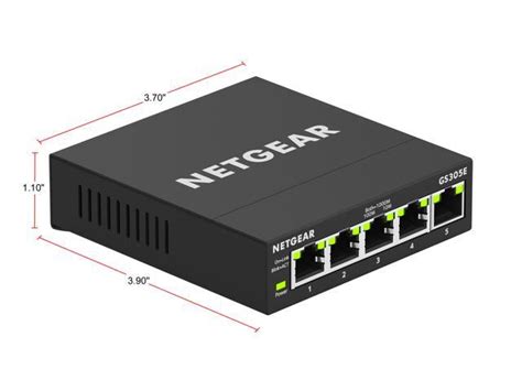 Netgear 5 Port Gigabit Ethernet Plus Switch Gs305e Neweggca