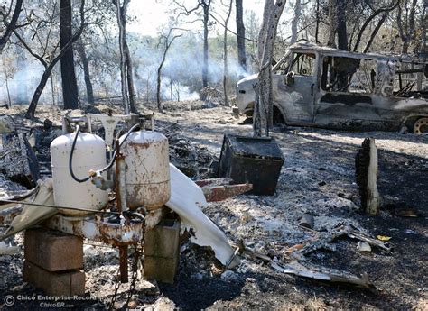 A Property Along Crosacountre Road Was Destroyed As Cal Fire Cleans Up