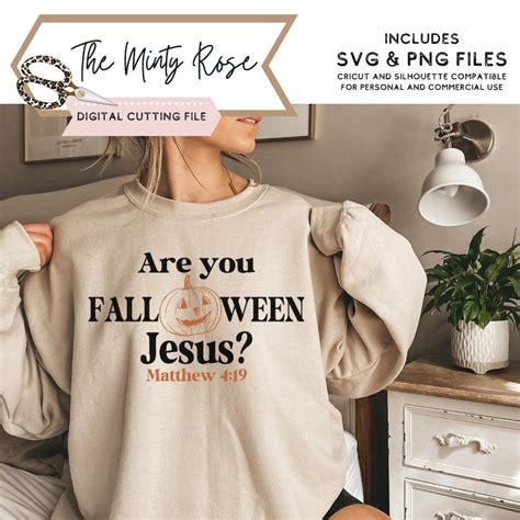 Are You Fall O Ween Jesus Svg Halloween Svg Diy Shirt For Etsy