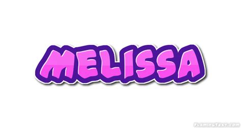 Melissa Logo Free Name Design Tool From Flaming Text