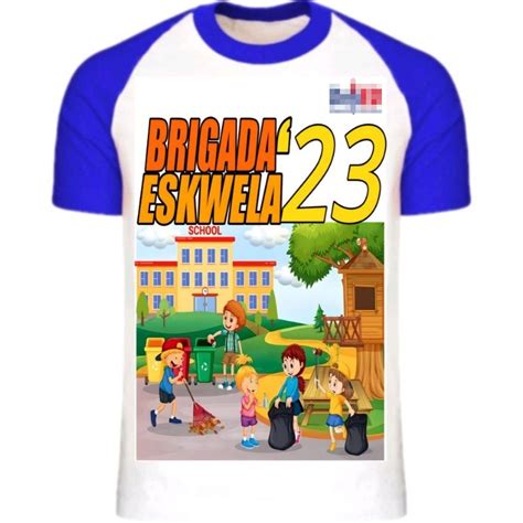 Brigada Eskwela Raglan Shirts Sublimation Print Shopee Philippines