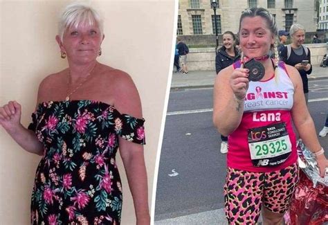 Lowestoft Woman Lana Freeman Completes 2023 London Marathon And Mum With Breast Cancer Holds
