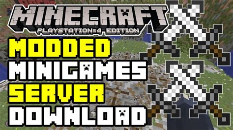 Minecraft Ps4xbox One Ultra Modded Mini Games Pvp Server Wdownload