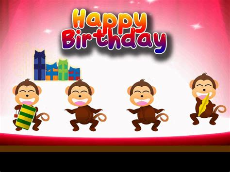 Happy Birthday Images With Monkeys💐 — Free Happy Bday Pictures And