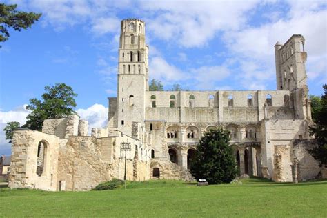 Jumieges Abbey In Normandy Stock Image Image Of Medieval 150624843