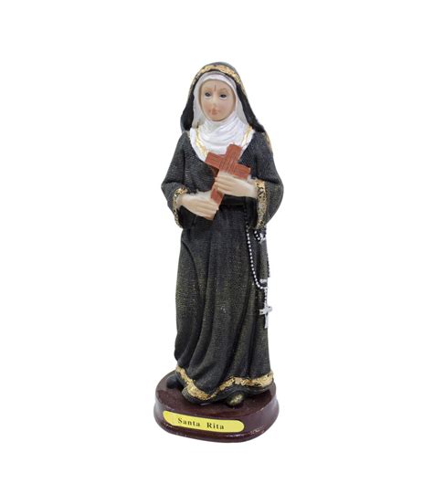 Santa rita de cassia atelie ruthneia minuncio r$ 54,80 10x r$ 5,48 sem juros; Imagem Santa Rita De Cássia no Elo7 | Ateliê Santa Fé (B728B9)