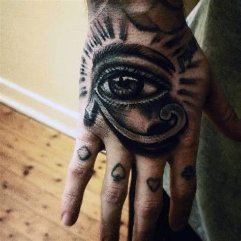 50 Eye Of Horus Tattoo Designs For Men Egyptian