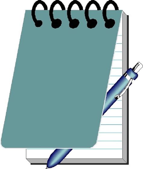 Notepad Clip Art Tumundografico Clipart Best Clipart Best