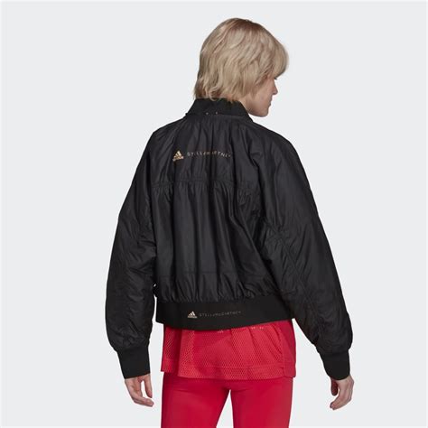 Adidas Adidas By Stella Mccartney Woven Bomber Jacket Black Adidas Il