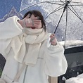 一组超棒的冬日女生头像！_腾讯新闻