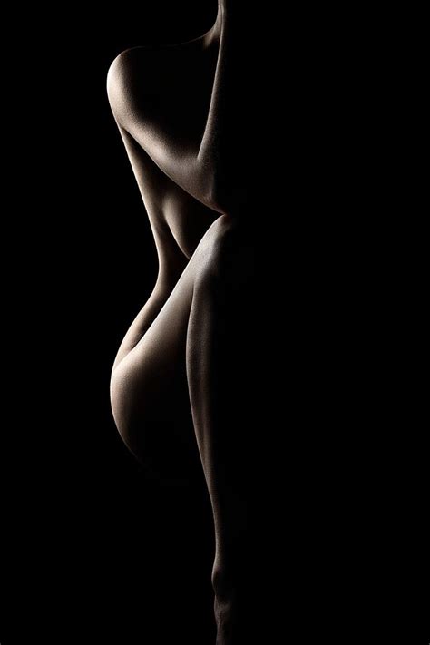 Artistic Nude Fine Art Of A Naked Woman Silhouette On Black Background My Xxx Hot Girl
