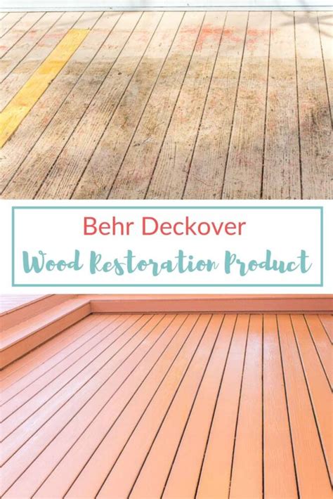 Wood Deck Restoration Behr Premium Deckover Review