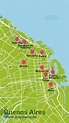 Mapa de Buenos Aires | Plano con rutas turísticas