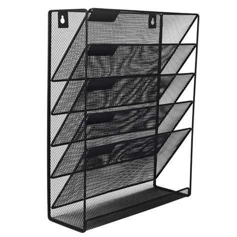 Buy Easypag File Organizer Mesh 5 Tier Vertical Hanging Wall File