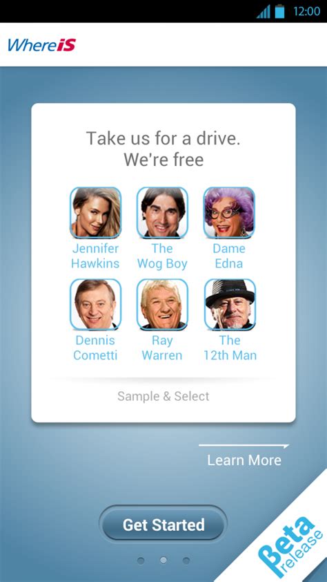 Whereis® Android App Celebrity Voices 2013 Mobile Awards
