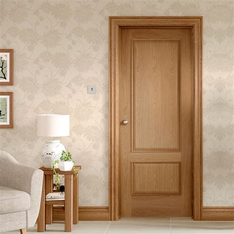 Andria Oak 2 Panel Door Raised Mouldings Wood Doors Interior